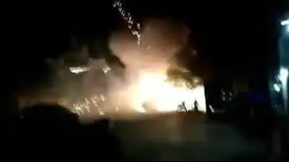 Asi recibe el año Ocosingo con la quema del mercado de Nueva Palestina