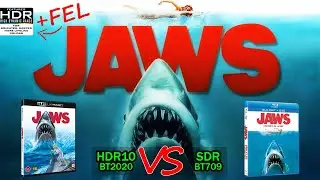 Jaws 1975 4K UHD HDR10 vs FEL BAKED vs 1080p BluRay SDR 100nits 