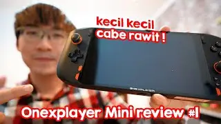 Onexplayer Mini Ryzen 7 5800U Review #1 Indonesia ! AAA games performance Muantap poll !!