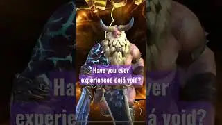 Have you ever experienced dejá void? 