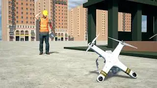 Drone-related Accident on a Construction Site - English Version