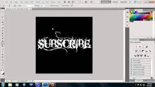 Blue/RED fire text tutorial (adobe photoshop CS5)