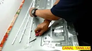HOW TO CHANGE THE LED KIT ON A TCL 43'' TV