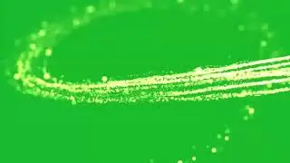 particles of light are moving green screen