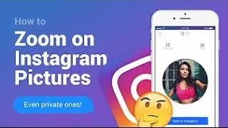 How to zoom on Instagram profile pictures Even private Account in Urdu\hindi