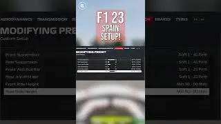 #F123 Spain Setup! 🏎️ #shorts