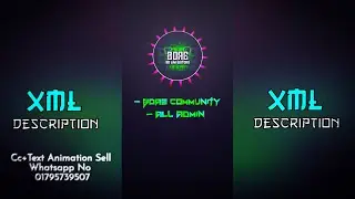 NEW GROUP ADMIN VIDEO XML 💫💯 || NEW XML🔥|| XML IN DESCRIPTION BOX || Xml By ‎