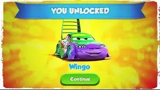 Disney Pixar Cars Fast as Lightning - Snotrod Stage 4/4 vs Wingo