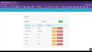 Create Read Update Delete App in Python Django