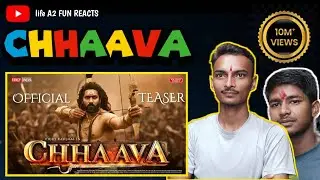 Chhaava Teaser Reaction | This Movie Will Blow Your Mind! 😱🔥 | Vicky Kaushal | Rashmika M
