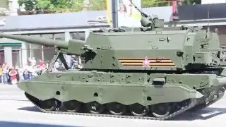 9 мая 2016 военная техника ул. Красная Пресня