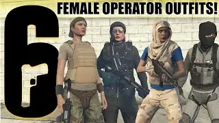 GTA V - Rainbow 6 Siege FEMALE Operator Outfits! (ASH, VALKYRIE, FROST) Custom Military Ouftits!