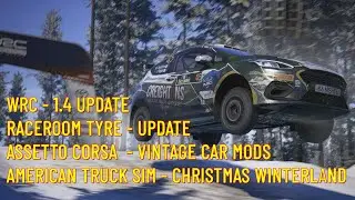 Sim-Racing - Sim title updates and mods.  Checking them out.... (+ some hardware issues)