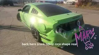 2013 MUSTANG PART OUT PC023F