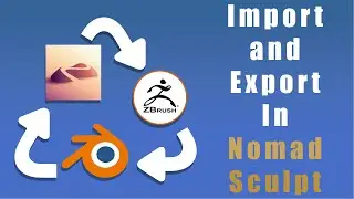 Import and Export in Nomad Sculpt