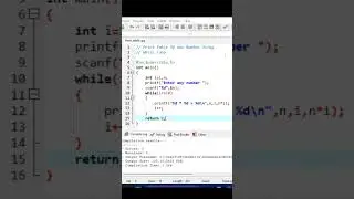 Print Multiplication Table Of Any Numbers using while Loop #clanguage #shots #c #coding #programming