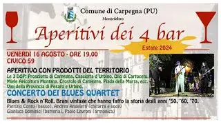 Blues Quartet live Civico 59 Carpegna - Splish Splash