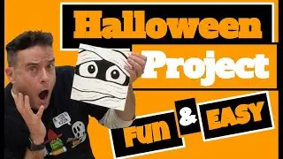 Mummy Painting- Fun & Easy Halloween Decoration