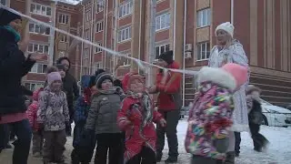 Новый год во дворе в Медведево