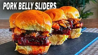 Korean Pork Belly Sliders Using Pork Belly Smoked On The Weber Kettle