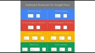 Google docs shortcut keys 