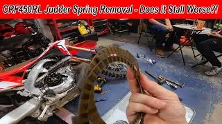 CRF450RL Judder Spring Removal Test and Ride