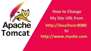 Apache Tomcat Server:  How to change My Site URL from http://localhost:8080 to 