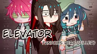 The boys stuck in an Elevator || Fandoms React || FILLER #4