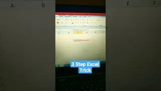 Wrap Text In MS Excel Three Tips / एक्सेल में सीखे तीन तरीके से Text को Wrap करना#shortvideo #aci