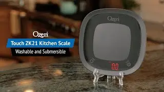 Ozeri Touch Waterproof Digital Kitchen Scale, Washable and Submersible