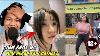 REACTION TIKTOK BAKSO GAK CUKUP SEMANGKOK !! HERAN LIHAT CATHEEZ ‼️