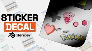 How to add DECALS in Blender 4.3(NO SHRINKWRAP)