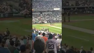 Camera Man gets hit with baseball an taken to the hospital #yankeestadium #mlb #yankee #newyork