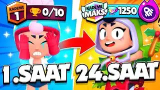 24 SAAT BOYUNCA JANET OYNADIM!  TÜM İNCE TAKTİKLER ✨ Brawl Stars