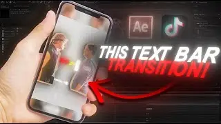 How to make an EASY Text Bar Transition || After Effects