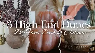3 Easy DIY Home Decor Projects Perfect for Cozy Season | High End Dupes