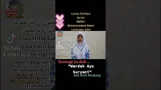 Lomba Tahfidzul Qur'an siswi SMPN 1 Muhammadiyah Babat