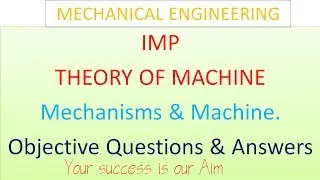 Mechanisms and Machine,Theory of Machines Objective Question and Answers mcq