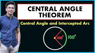 Central Angle Theorem | Theorems on Circles | Central Angle and intercepted Arc