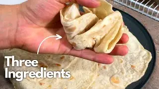 How to Make Flour Tortillas WITHOUT ANY LARD
