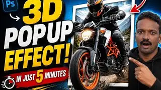 Pop Out Effect - Photoshop Manipulation Fantasy (Photoshop 2020)