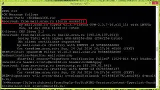 POP3 в текстовом режиме