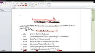 Class-5th | Eng-G | Words similar in meaning