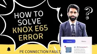 How to solve Knox ongrid inverter E65 error| PE connection fault