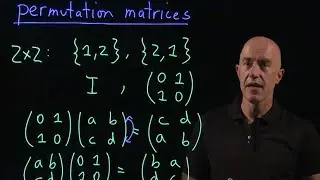 Permutation matrices | Lecture 9 | Matrix Algebra for Engineers