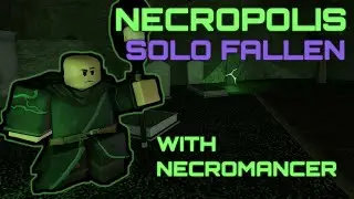 Necropolis SOLO FALLEN TRIUMPH with NECROMANCER | Tower Defense Simulator | Roblox