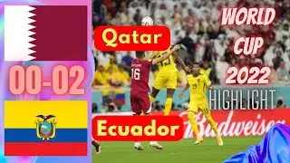 Qatar Vs Ecuador (00-02) World Cup 2022