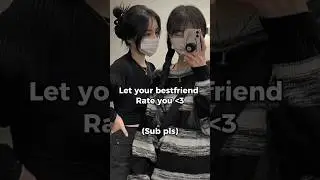 Let your bestfriend Rate you!! #shorts #edit #aesthetic #my_style #fypシ #viral #trending
