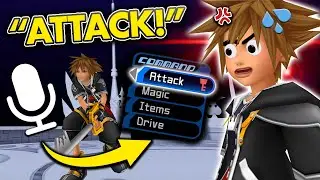 I Beat Kingdom Hearts 2 Using My VOICE *IT WAS AWFUL*