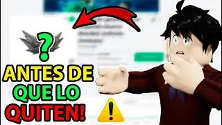 RECLAMA ESTO DE ROBLOX ANTES QUE LO QUITEN RAPIDO!!